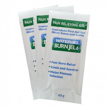 WATER GEL BURN JEL 3 X 4.0G SACHETS FIRST RESPONDER USA